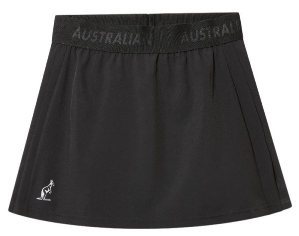 Damen Tennisrock Australian Tennis Crew Slam - Schwarz