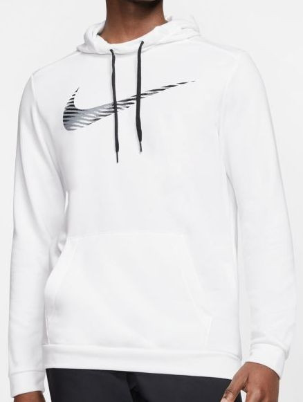  Nike Dry Hoodie Pullover Swoosh - white