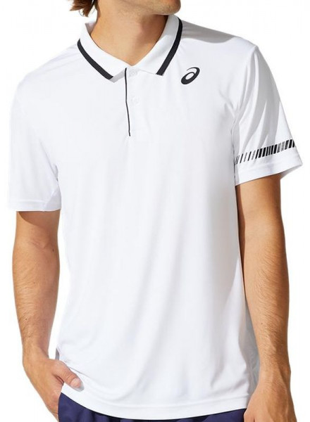 Polo de tenis para hombre Asics Court M Polo Shirt - brilliant white