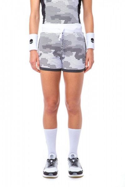 Teniso šortai moterims Hydrogen Women Tech Camo Shorts - camo black/white
