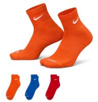 Calcetines de tenis  Nike Everyday Plus Cushioned Training Ankle Socks 3P - multicolor