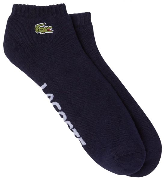 Чорапи Lacoste SPORT Branded Stretch Cotton Low-Cut Socks 1P - navy blue/white