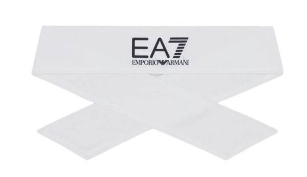 Μπαντάνα EA7 Tennis Pro Headband - white/black