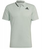 Herren Tennispoloshirt Adidas US Series Polo - linen green