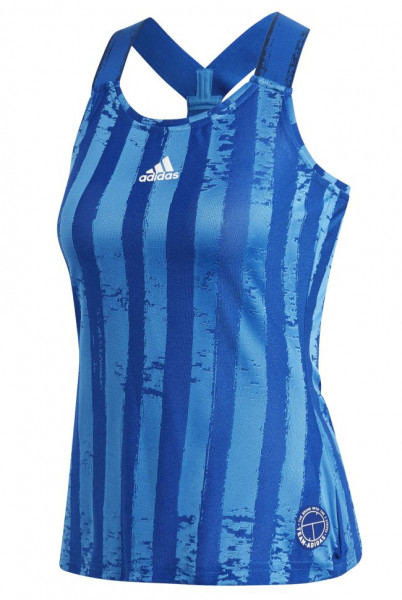 Top de tenis para mujer Adidas Y-Tank ENG W - royal blue/white