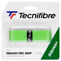 Squash Basisgriffbänder Tecnifibre Comfort Grip Feel - green