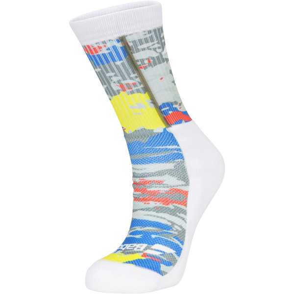  Babolat Graphic Socks Men 1P - white/rabbit