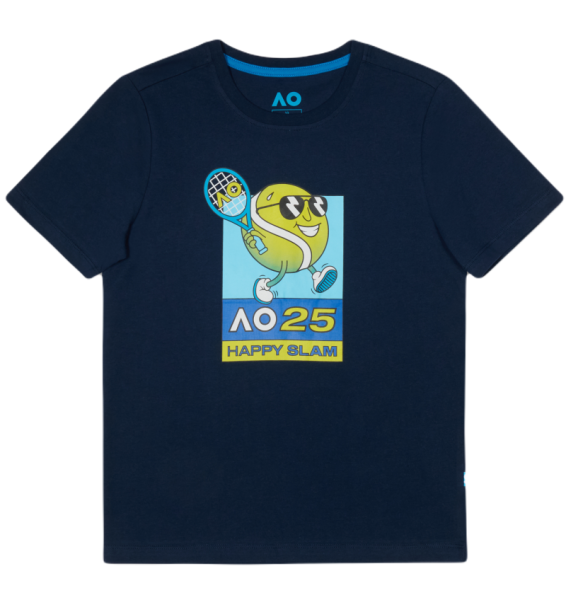 Boys' t-shirt Australian Open Line It Up - Blue