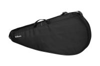 Teniszütő borítózsák Wilson Roger Federer Racquet Cover - Fekete Teniszütő borítózsák Wilson Roger Federer Racquet Cover - Fekete