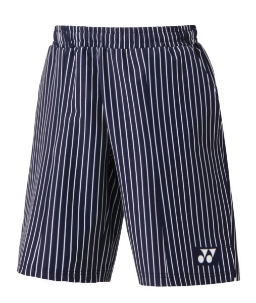 Męskie spodenki tenisowe Yonex Striped Shorts - navy blue