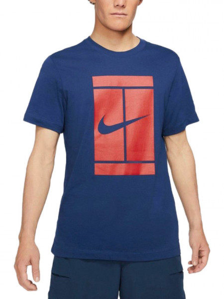  Nike Court Tee Seasonal Court M - binary blue