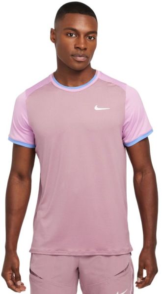 Herren Tennis-T-Shirt Nike Court Dri-Fit Advantage - Rosa