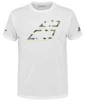 Herren Tennis-T-Shirt Babolat Aero Cotton Tee - white