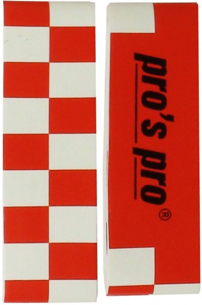  Pro's Pro Single Head Protection Tape 2P - red/white