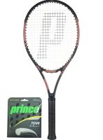 Tennis racket Prince Warrior 100 Pink (265g) + string