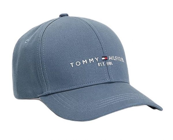 Tenisa cepure Tommy Hilfiger Established Cap - charcoal blue