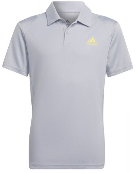 Jungen T-Shirt  Adidas Club Polo B - halo silver