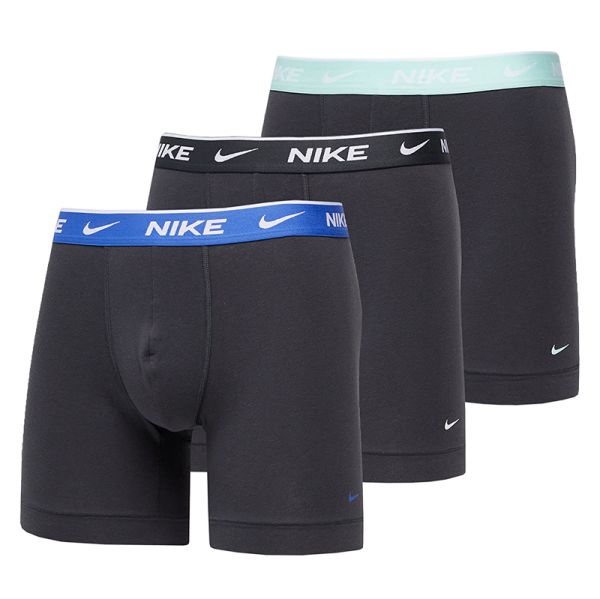 Bokserice Nike Everyday Cotton Stretch Boxer Brief 3P - anthracite/mint foam wb/black wb