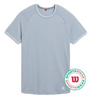 Men's T-shirt Wilson Court Performance Crew T-Shirt - Blue