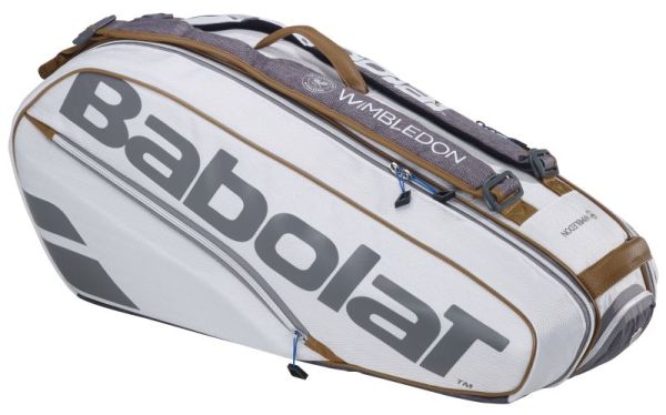 Tenisová taška Babolat Pure Wimbledon Thermobag X6 - Sivý