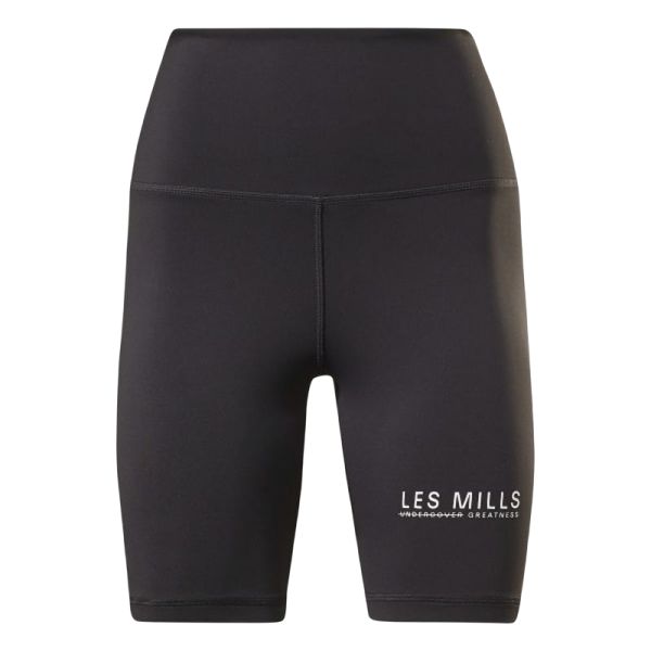 Shorts de tenis para mujer Reebok Les Mills Beyond The Sweat Short W - black