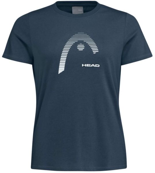 Dámske tričká Head Club Lara T-Shirt - navy