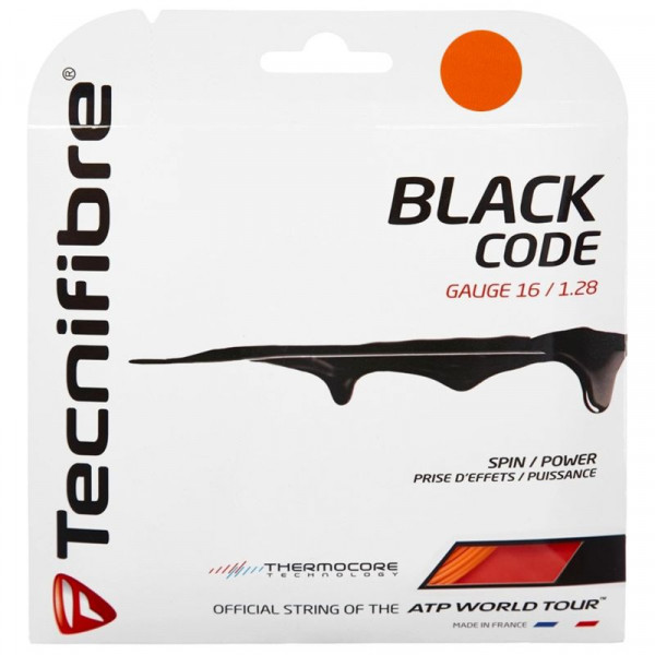Tennis-Saiten Tecnifibre Black Code (12 m) - fire