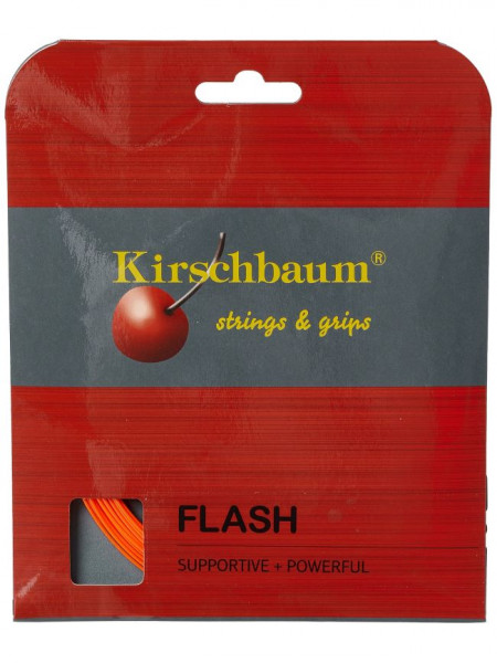 Tenisový výplet Kirschbaum Flash (12 m) - orange