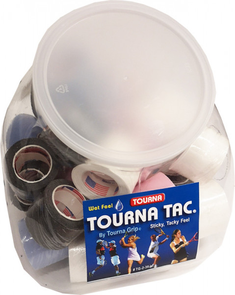 Owijki tenisowe Tourna Tac Jar Display 36P - mix
