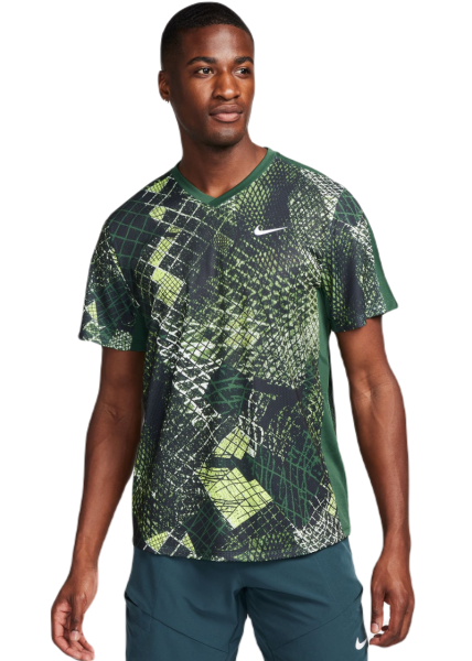 Męski T-Shirt Nike Court Dri-Fit Victory Novelty Top - fir/white