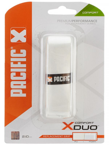Tennis Basisgriffbänder Pacific XDuo Comfort 1P - Weiß
