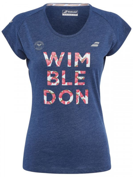 Babolat T-Shirt Core Women Wimbledon - estate blue