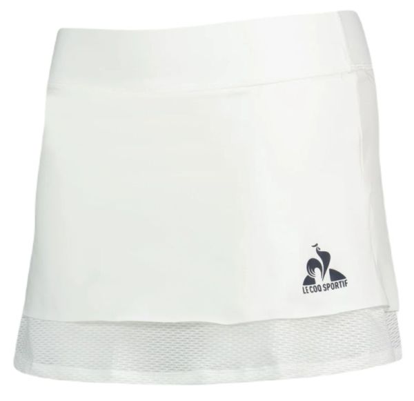 Teniso sijonas moterims Le Coq Sportif Tennis Pro Skirt - Balta