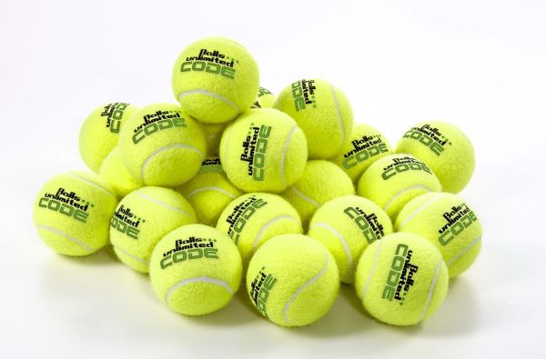 Piłki tenisowe Balls Unlimited Code Green 60B - yellow/yellow