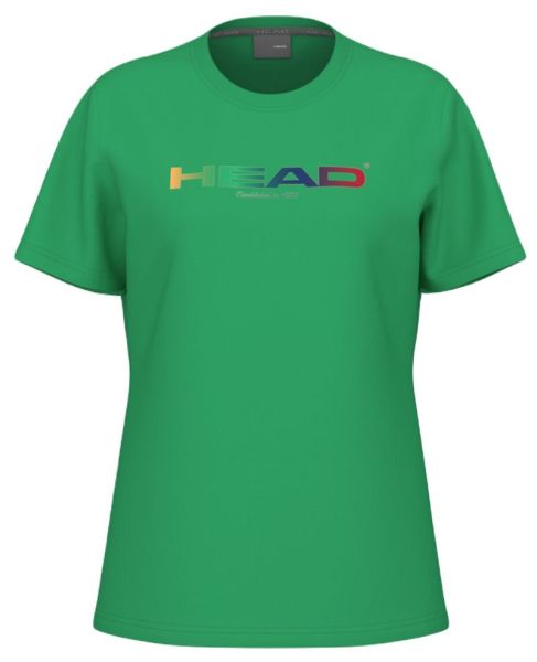 Damen T-Shirt Head Rainbow T-Shirt - candy green