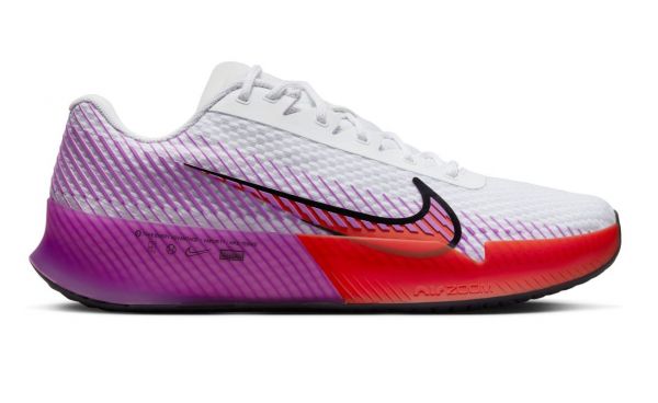 Vīriešiem tenisa apavi Nike Zoom Vapor 11 - white/fuchsia dream/picante red/black