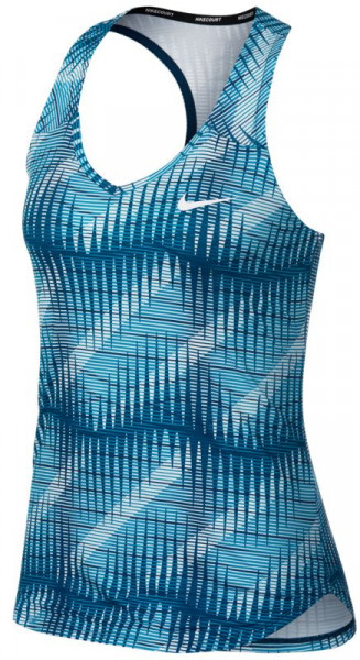  Nike Court Pure Print Tank - blue force/white