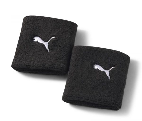 Muñequera de tenis Puma Essential Core Terrycloth Wristband - puma black