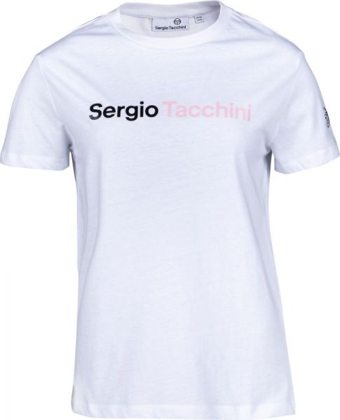 Дамска тениска Sergio Tacchini Robin Woman T-shirt - white/pink