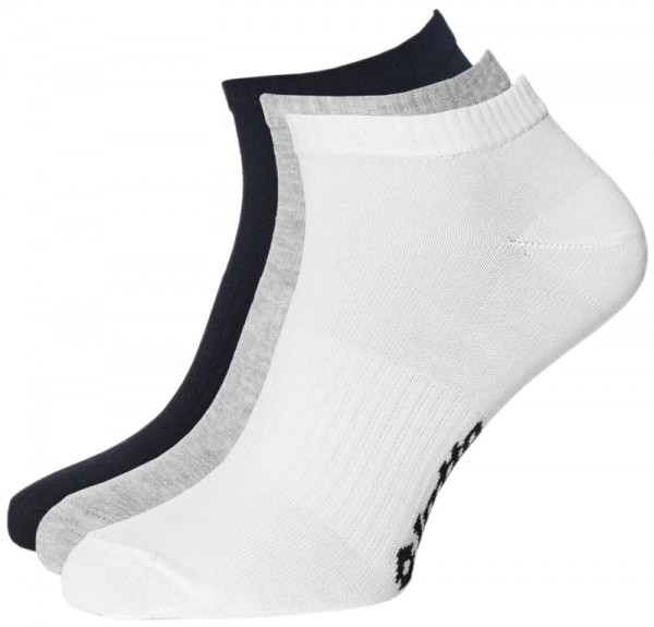  Lotto 3-Pack Sneakers Men Socks - /white/grey/black