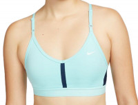 Women's bra Nike Indy Bra V-Neck W - copa/midnight navy/glacier ice/white