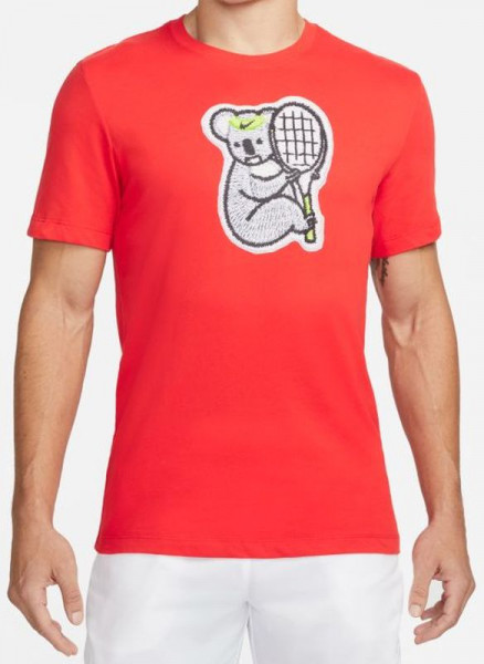  Nike Court Dri-Fit Spring Koala T-Shirt M - habanero red
