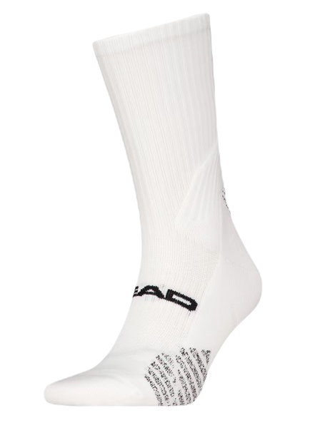 Chaussettes de tennis Head Padel Performance Crew 1P - Blanc