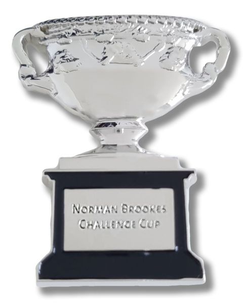 Suvenyras Australian Open Magnet Men's Trophy - silver