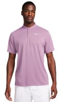 Herren Tennispoloshirt Nike Court Dri-Fit Blade Solid Polo - violet dust/white