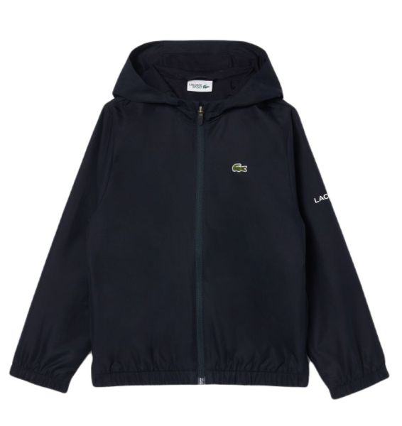 Blouson pour garçons Lacoste Zip-Up Hooded Sport - Bleu