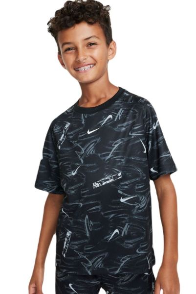 Maglietta per ragazzi Nike Kids Multi Dri Fit Short-Sleeve Top - Nero