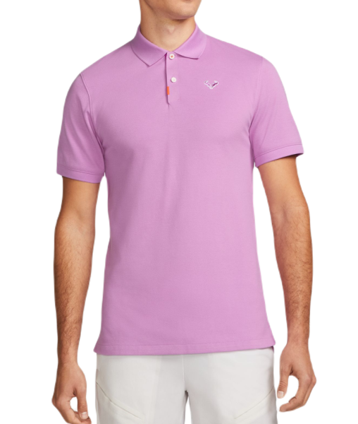 Męskie polo tenisowe Nike Rafa Slim Polo - rush fuchsia/vivid purple/vivid purple