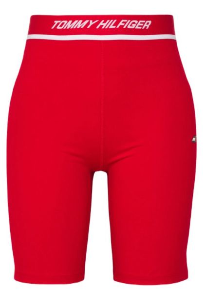 Naiste tennisešortsid Tommy Hilfiger RW Fitted Tape Short - primary red