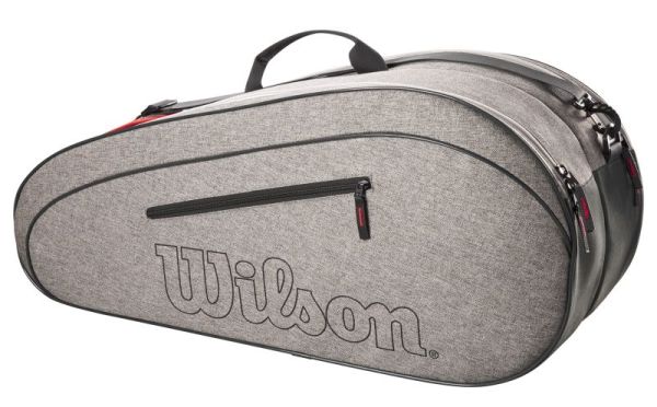 Τσάντα τένις Wilson Team 6 PK Racket Bag - heather grey